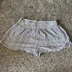 Striped Blue Women's Shorts